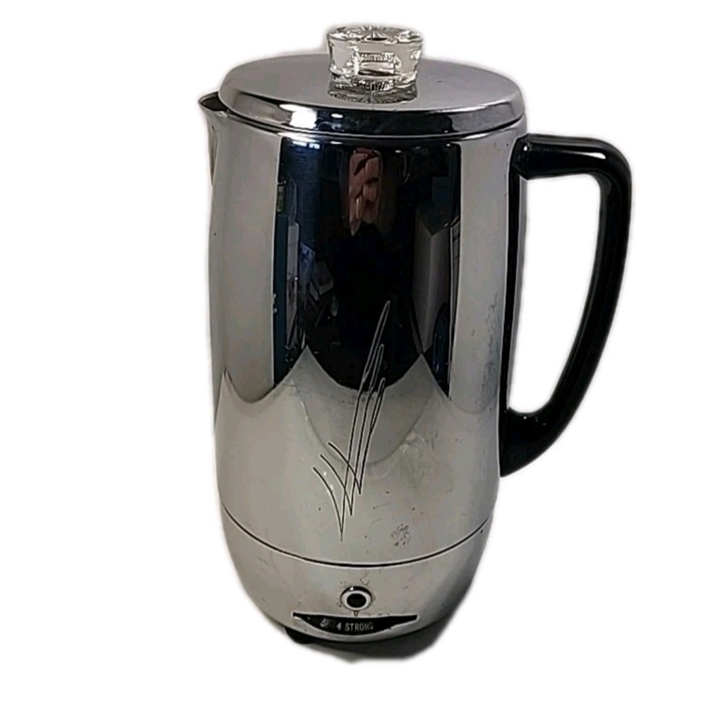 VTG Dominion Electric Coffee Percolator Model 1612 UL Listed Complete/Tested